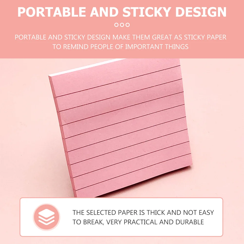 10 قطعة ملاحظات لاصقة مميزة ورقة ناعمة لوحات مذكرة لاصقة قوية مكتب المنزل استخدام مذكرة رسالة ذاتية اللصق #1