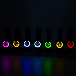 Little Devil IDOLiSH7 Wireless Bluetooth Headset Cyber Role Punk Succubus Y2k Horns Sexy Cosplay for Women Men Halloween Party