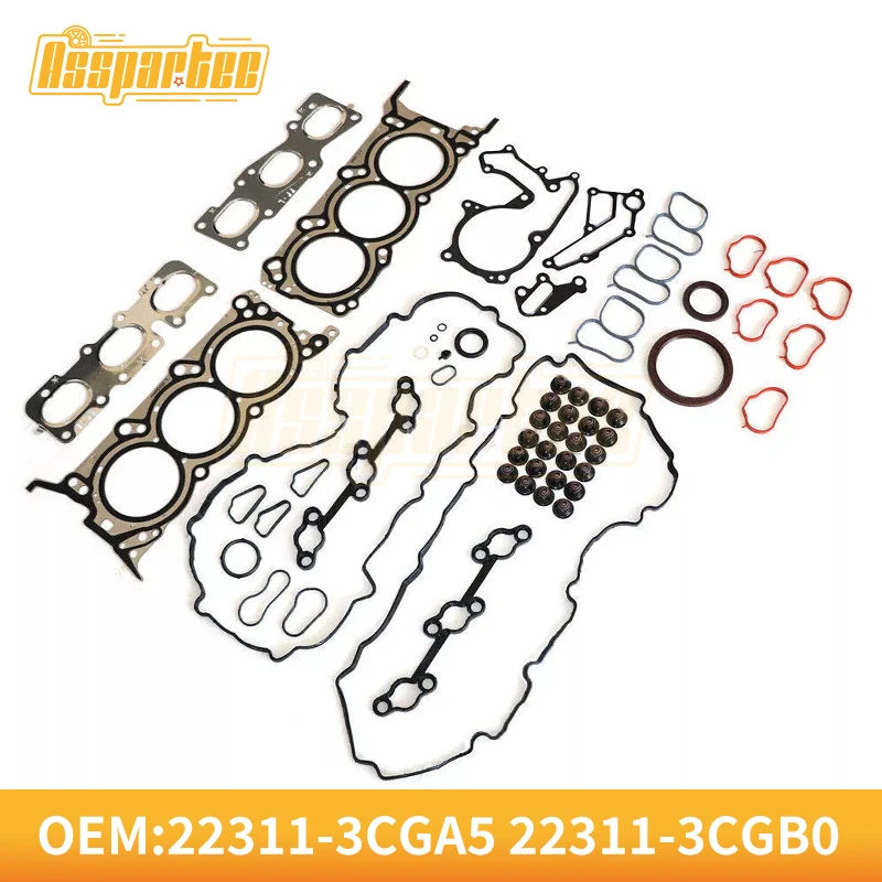 OEM 22311-3CGA0 high quality Head Gasket Set For Cylinder Kia Sorento/Sedona+Hyundai Santa Fe 3.3L V6 2013-2020 22311-3CGA5