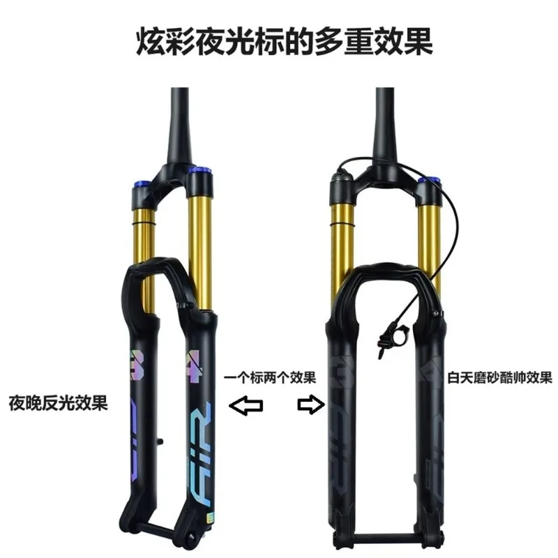 34 tube pneumatic fork 26 27.5 29 inch mountain bike front fork 140MM stroke damping