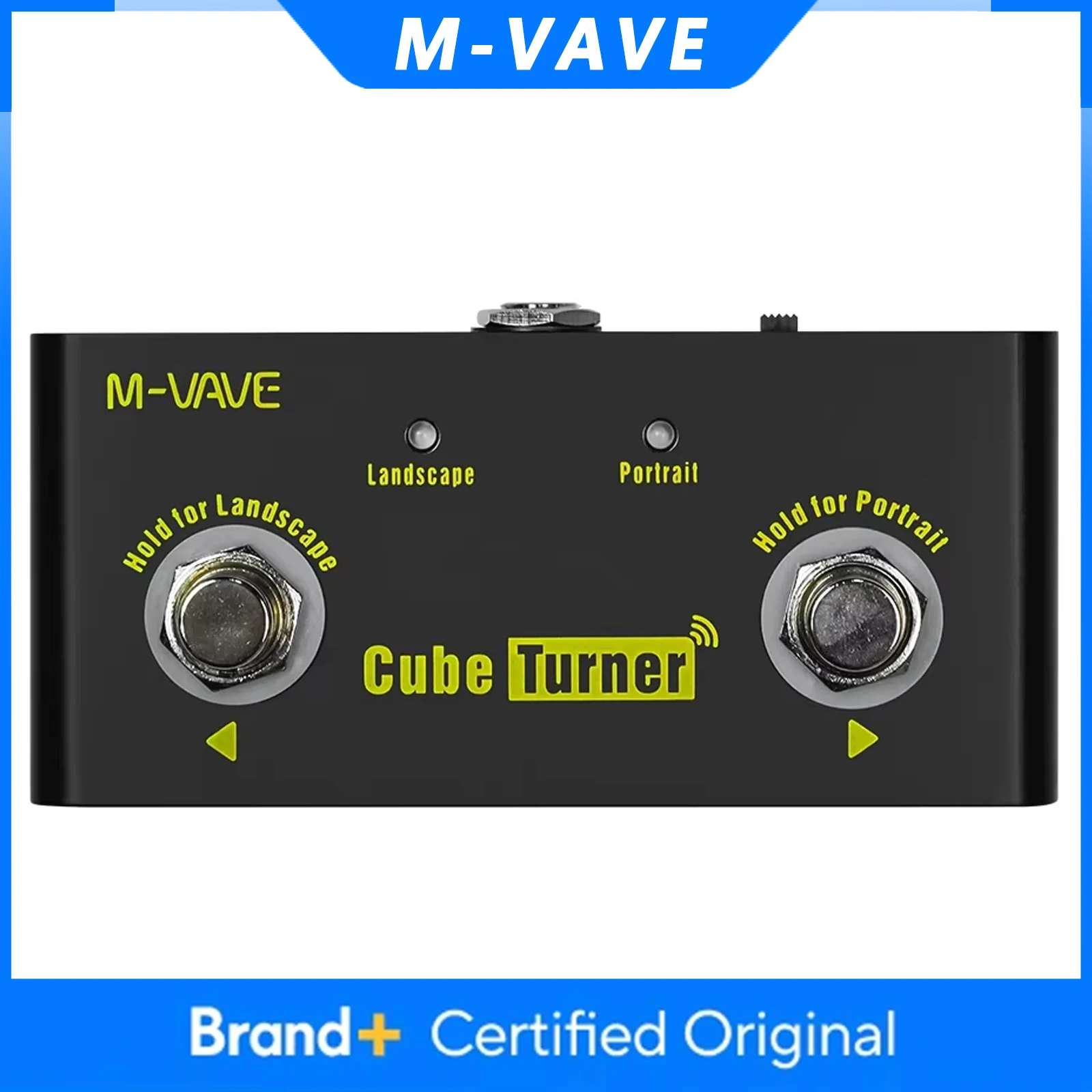 

M-VAVE Cube, беспроводной поворотник, педаль переворачивания страниц, перезаряжаемый музыкальный проигрыватель, поддерживает соединение-петлитель, совместимые инструменты