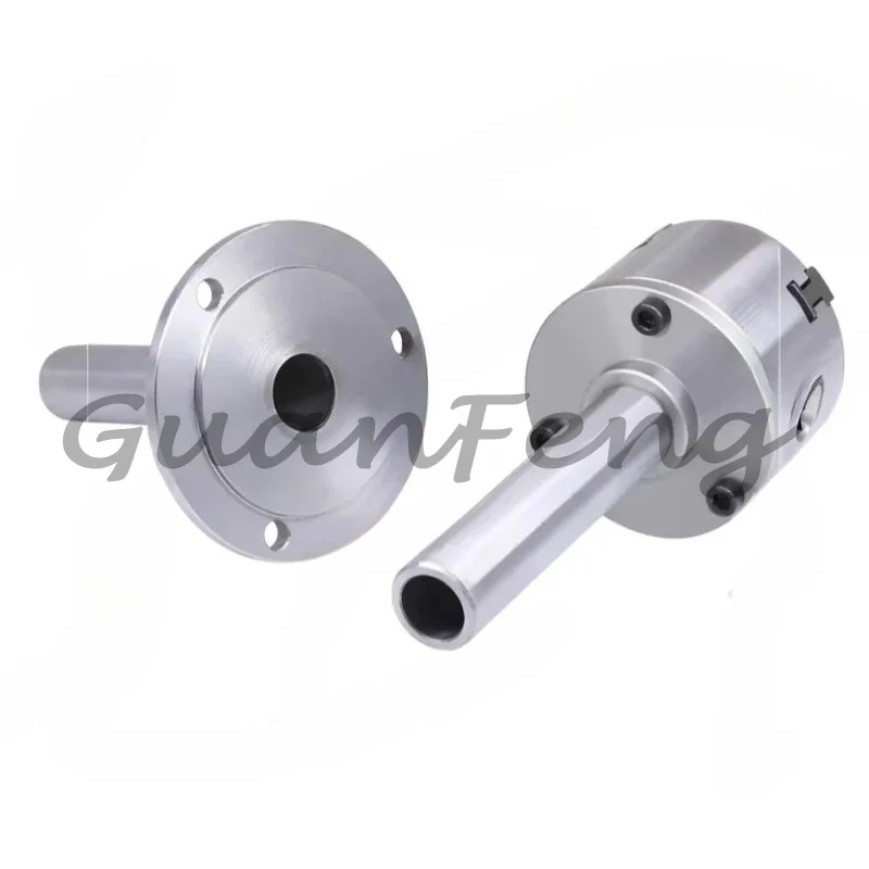 DIY woodworking lathe numerical control spindle bead edge machine flange 80/100 chuck connecting rod through hole