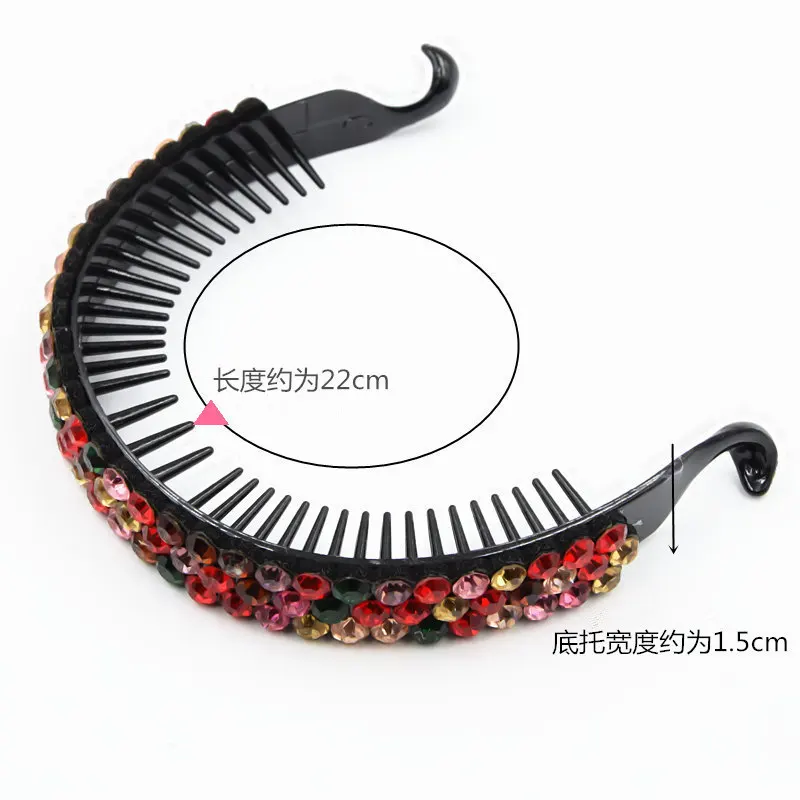 Large striped diamond flower bud head curler hot headdress ball head twist clip hairpin headdress