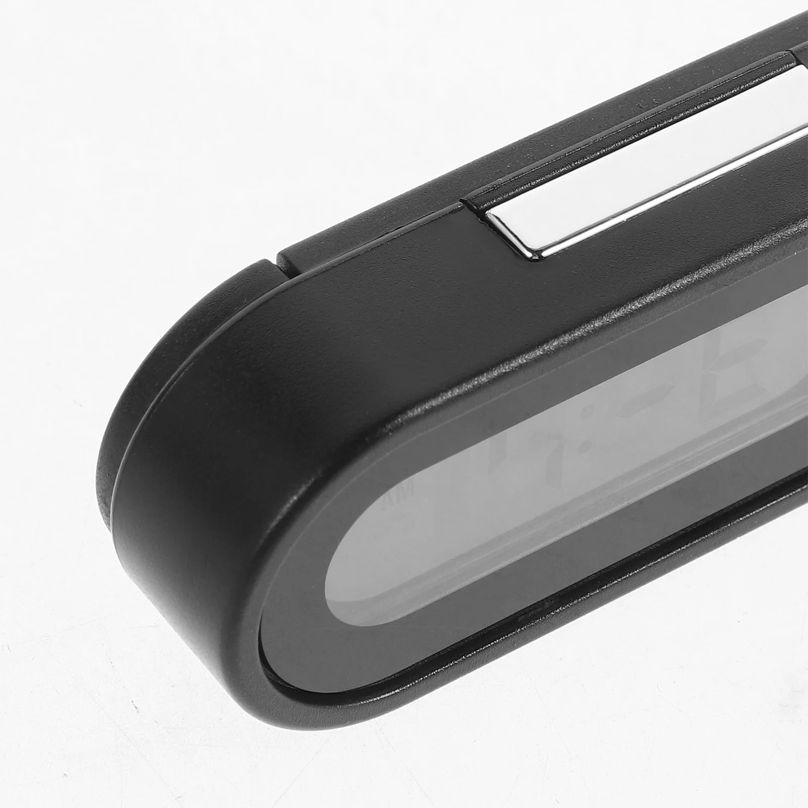 ساعة سيارة صغيرة صغيرة رقمية عرض درجة الحرارة الإلكترونية لوحة القيادة الخلفية السيارات المحمولة مركبة ساعة رقمية ل داش السيارة