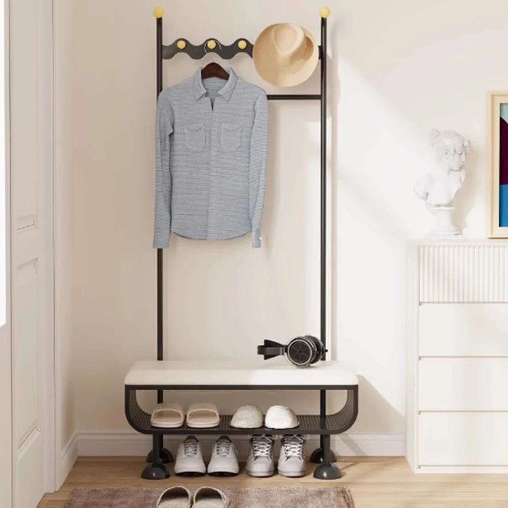 

Minimalist Aesthetic Clothes Rack Black Portable Wet Indoor Clothes Rack Hanger Boutique Percheros Para Ropa Home Accessories
