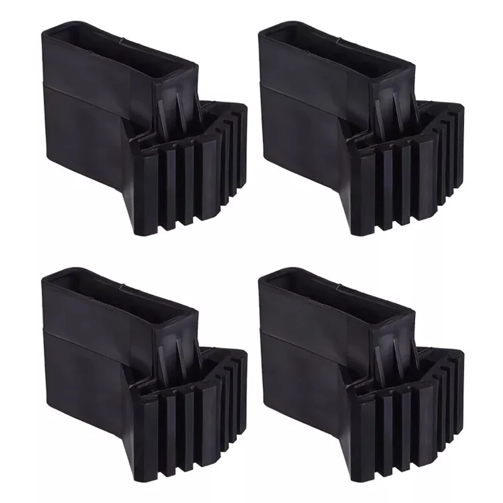 

4/6Pcs Non Slip Rubber Folding Ladder Leg Feet Pads Foot Covers Replacement Furniture Mat Leg Chair Protectors Covers