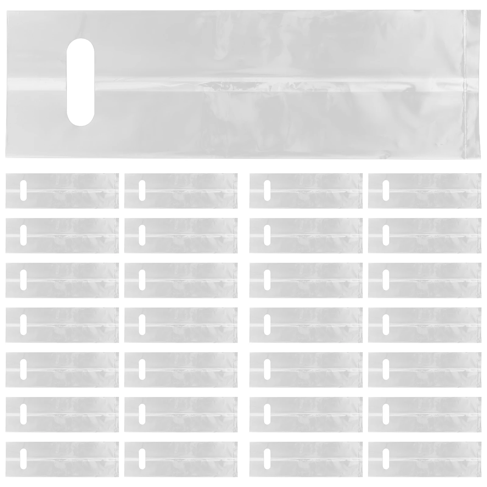 

50pcs Coffee Transparent Clear Disposable Drink Bags Disposable Takeout Drink Beverage Packaging Food Grade Secure Seal Gift Box
