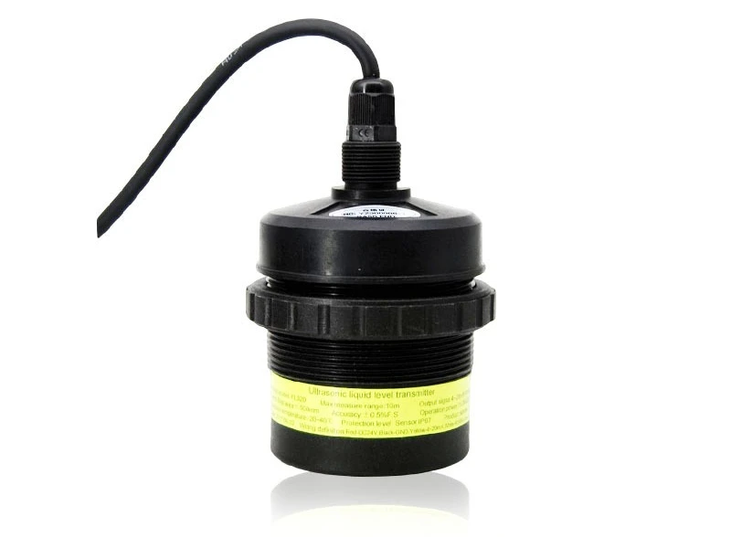 Ultrasonic Liquid Level Meter Manhole Water Level Sensor Integrated or Split Type for Sewer Well Tank Industrial Measurement