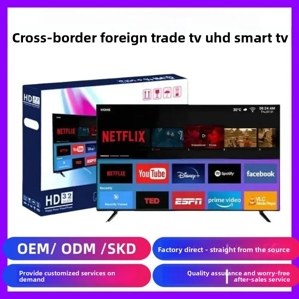 Smart LED TV 32 43  55 65 75 Inch Android WiFi LCD Television Full HD 1080P Flat Screen TV HDMI USB Home Hotel Smart TV