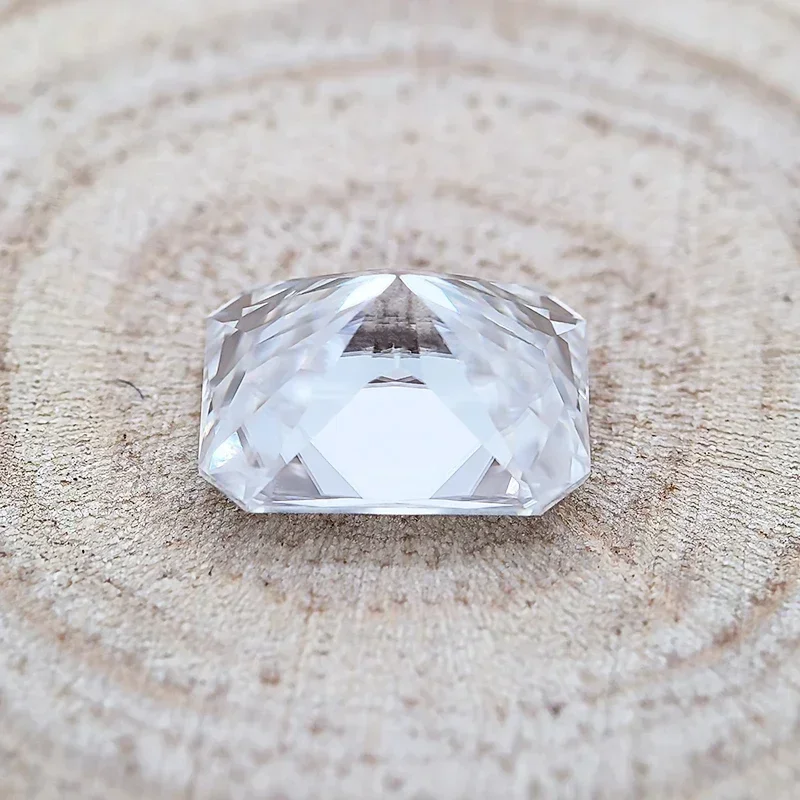 Pierre de moissanite super blanche de haute qualité, coupe radieuse, bijoux à breloques de qualité supérieure, matériaux exécutifs avec certificat, document D VVl's