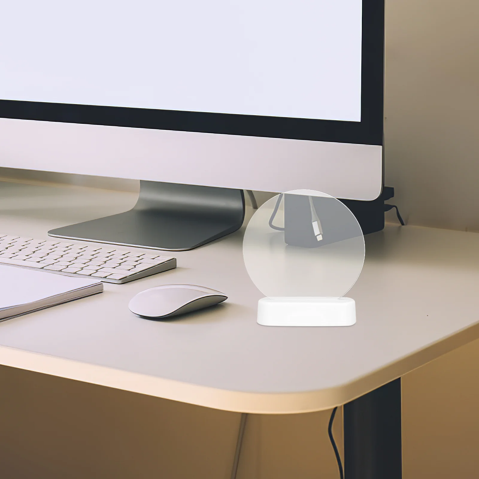 

10Pcs Acrylic Sheet Transparent 2mm Clear Plastic Board DIY LED Light Base Display Projects Round Plastic Sheet