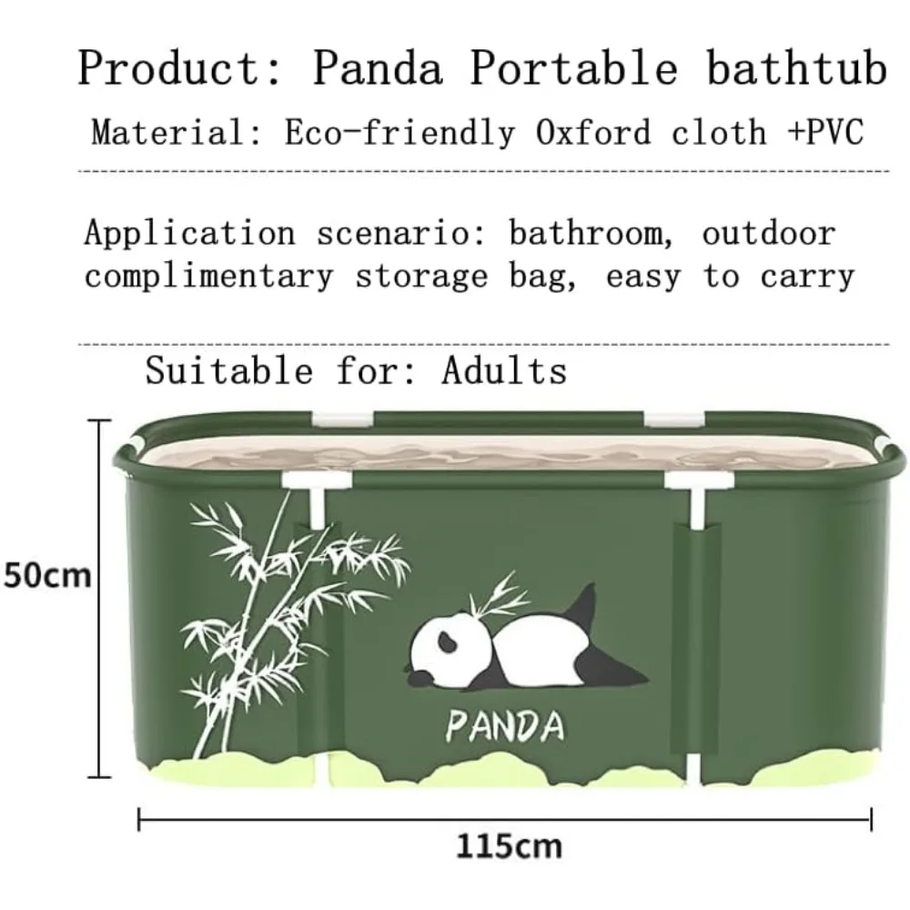 Portable Bathtub Kit,Foldable Soaking Bathing Tub for Adults,Soaking Standing Bath Tub for Shower Stall,Separate Family Bathroom