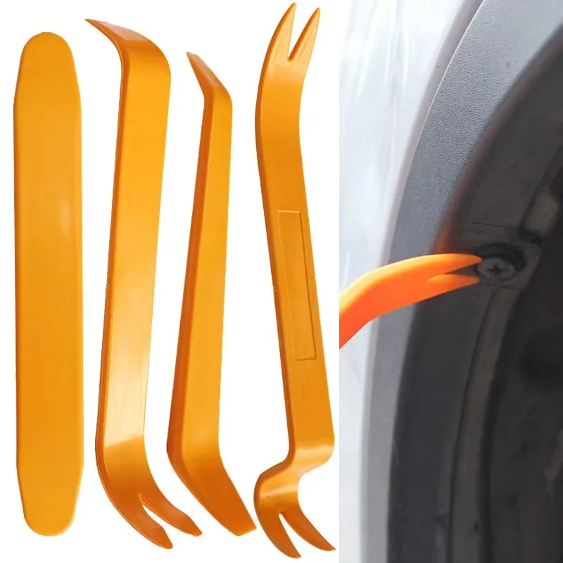 4/24pcs Plastic Auto Dismantle Tools Kit Car Radio Door Clip Panel Trim Dash Audio Removal Installer Pry Refit Set Repair Tools