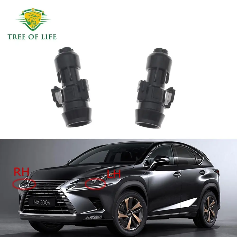 For Lexus NX200 NX200T NX300 NX300H NX1 2.0L 2018-2021 Front Bumper HeadLight Lamp Washer Spray Nozzle Cleaning Pump Actuator