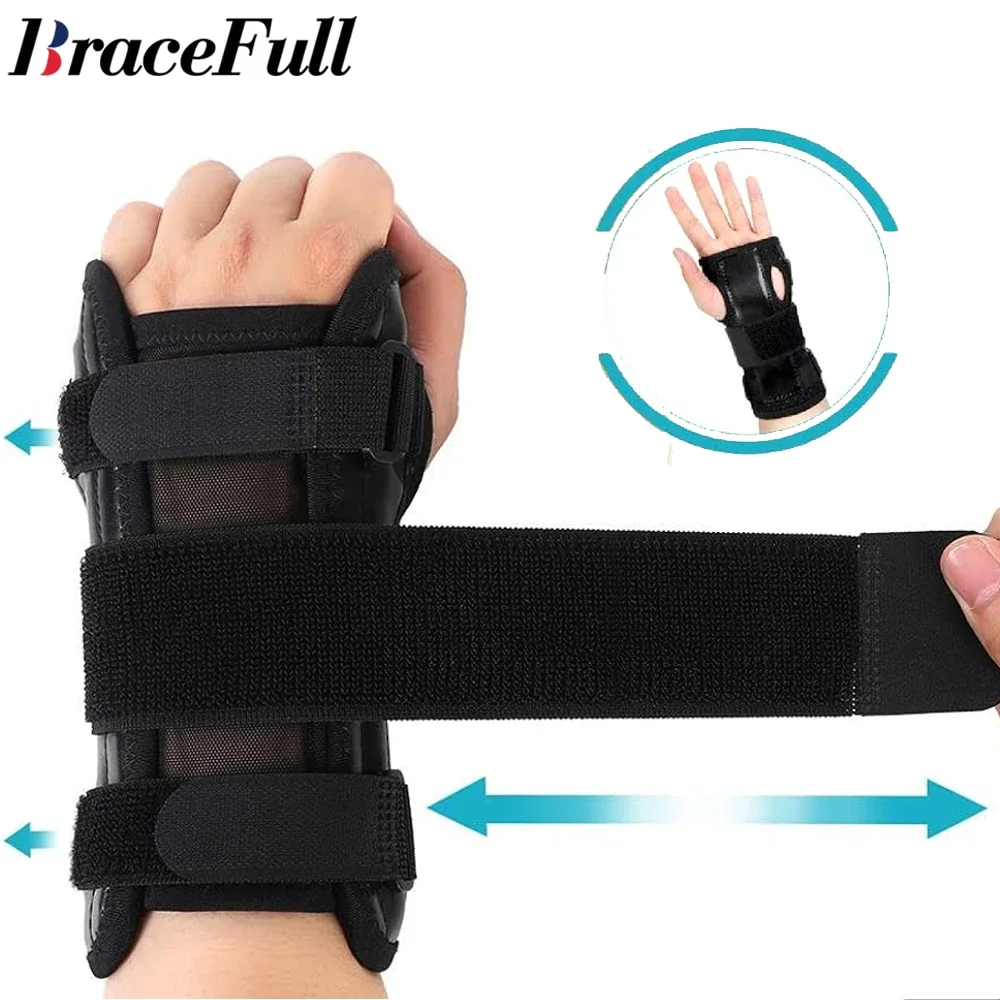 

1Pc Wrist Splint for Carpal-Tunnel Syndrome,Adjustable Compression Wrist Brace for Right and Left Hand,Pain Relief for Arthritis