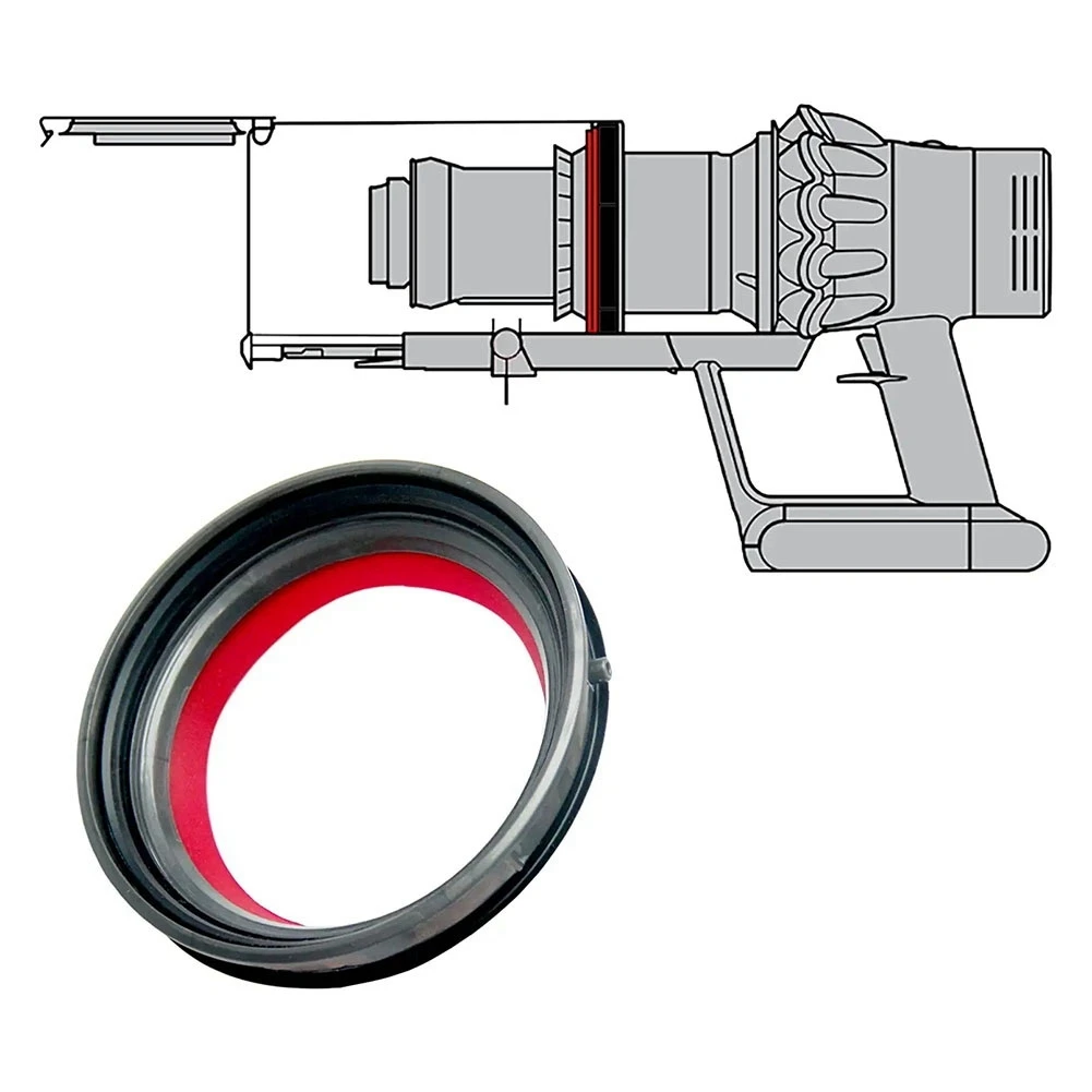 ダストビンシーリングリング (ディソンv10/sv12掃除機部品用) 、ディソンビンカップ969509-01と互換性があります