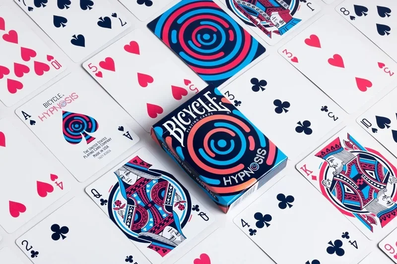 Bicycle Hypnosis Playing Cards Deck Poker Size Card Games Magic Tricks for Magician