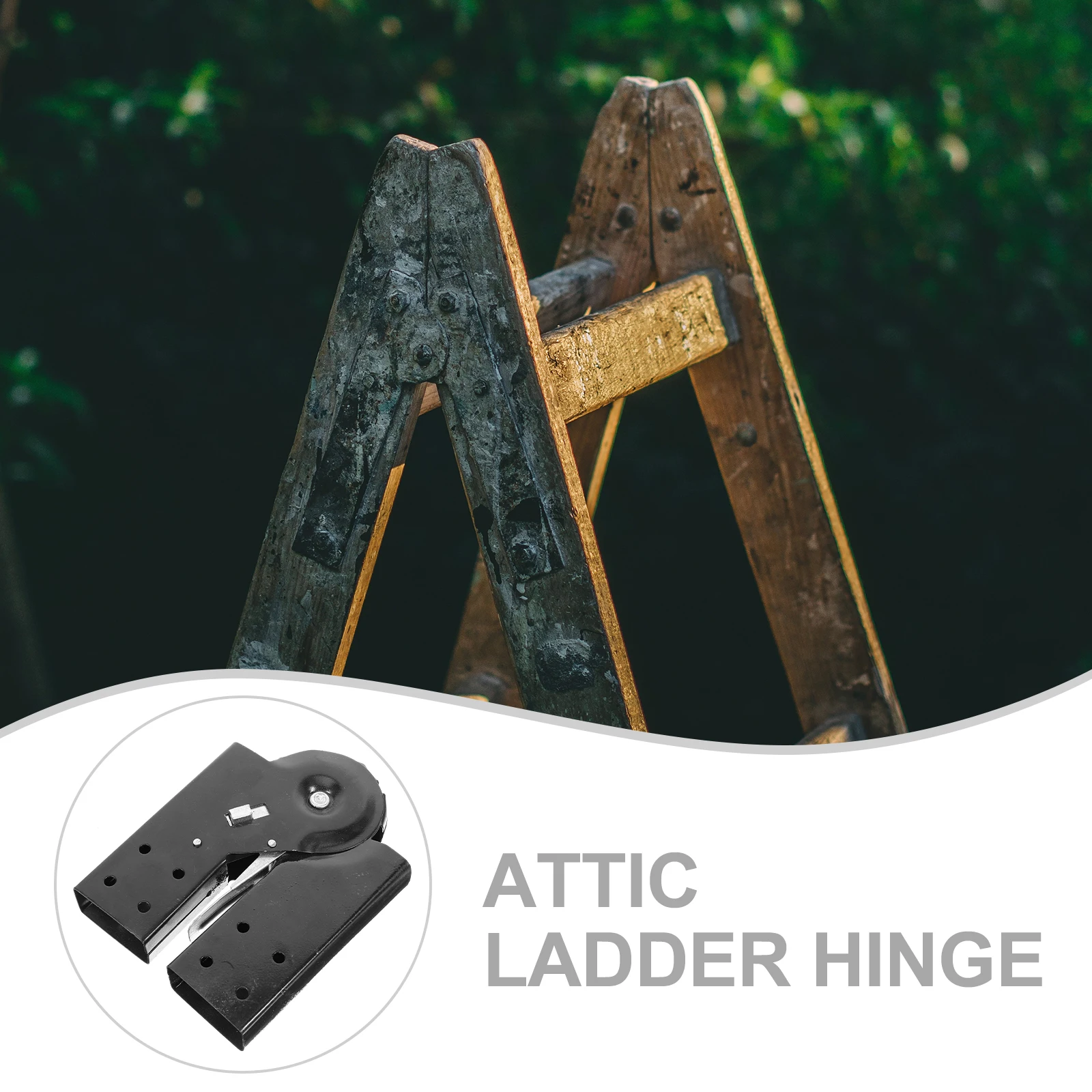 

Heavy Duty Step Ladder Hinge 55mm Aluminum Connector Self Closing Design for Folding Ladders Attic Attachment Construction