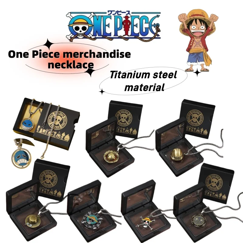 Collar con Colgante de Anime One Piece, Luffy, Ace, Calavera, Barra, de Moda, para Hombre, de Acero de Titanio, Tipo Placa Militar, Cadena con Colgante