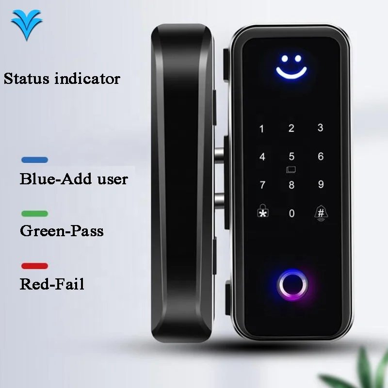 TTLock APP Keyless Digital Biometric Fingerprint Door Lock RFID Cerradura Inteligente Security Smart Door Lock