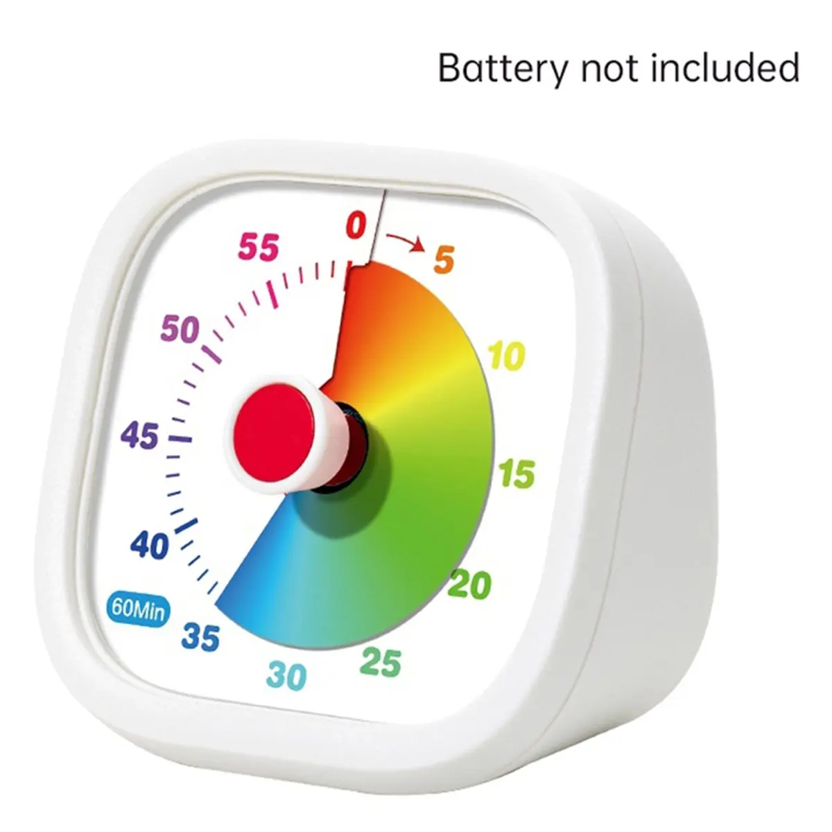 【MUST-HAVE LIST】 Upgraded Visual Timer with Protective Case 60 Minute Silent Countdown Timer for Kids and Adults Kitchen Tools