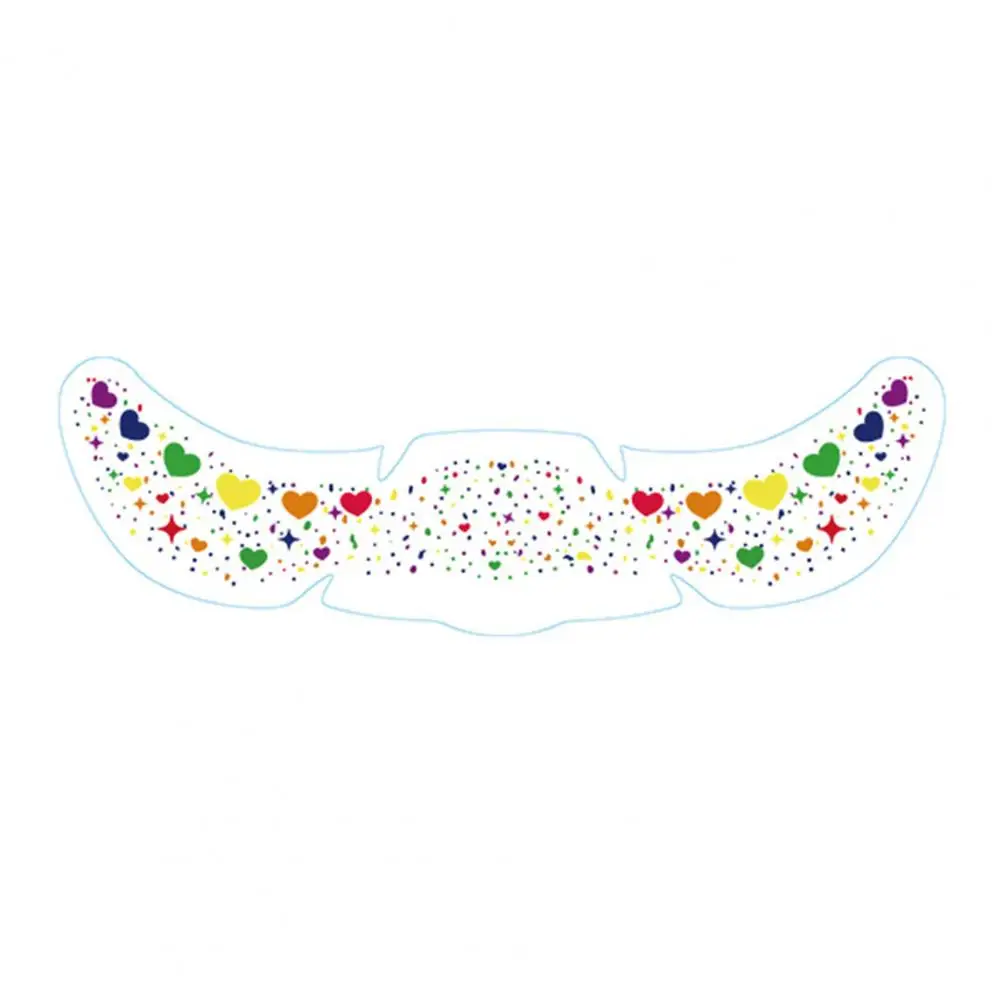 Rainbow Festival Face Stickers Face Sticker for Adults Children Festival Face Stickers Glitter Freckles Temporary for Parties