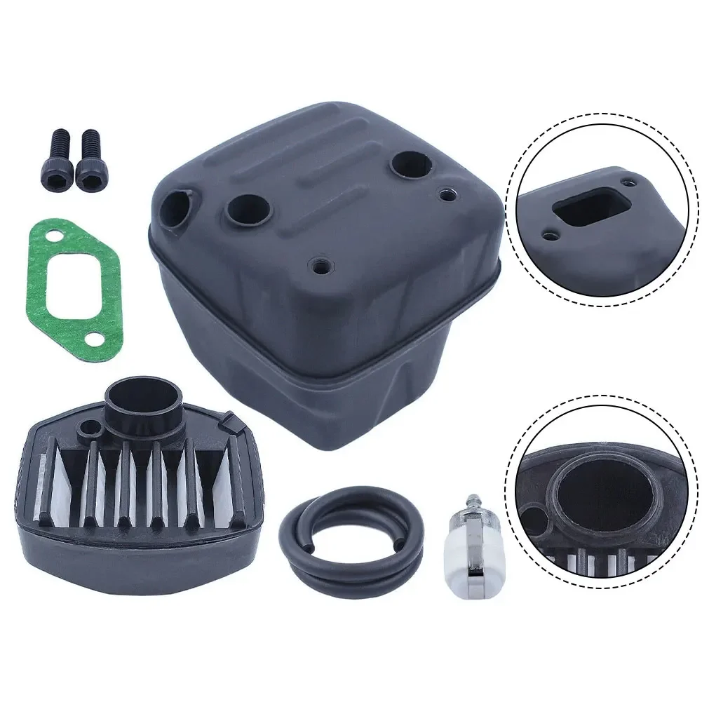 357XP 359 355 357 Muffler Exhaust Pipe Muffler HZPJ Gardening Accessories Replacement Garden Power Tool