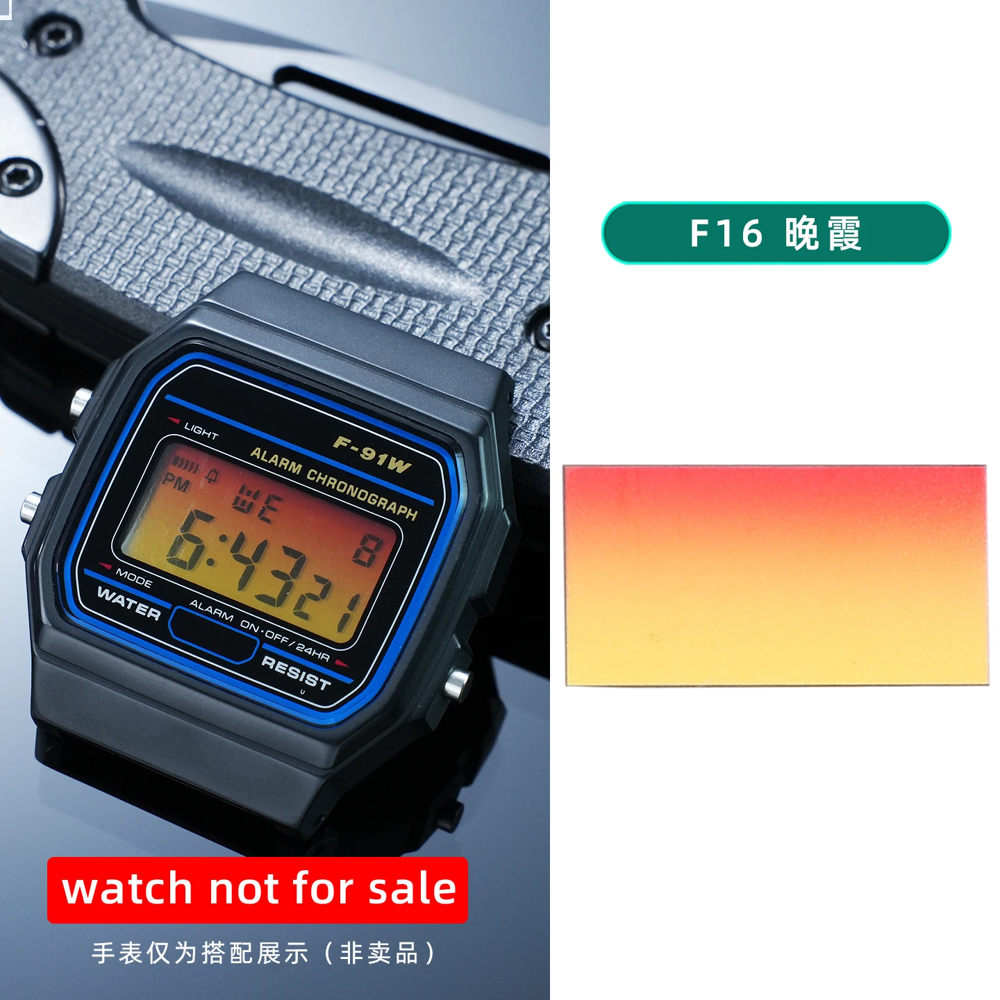 28 verschiedene Farbfolien für Display-Bildschirme, DIY-Aufkleber im Ins-Stil, HD-Folienaufkleber für Casio F91 A158 A159 A168 F105 – Detail 21