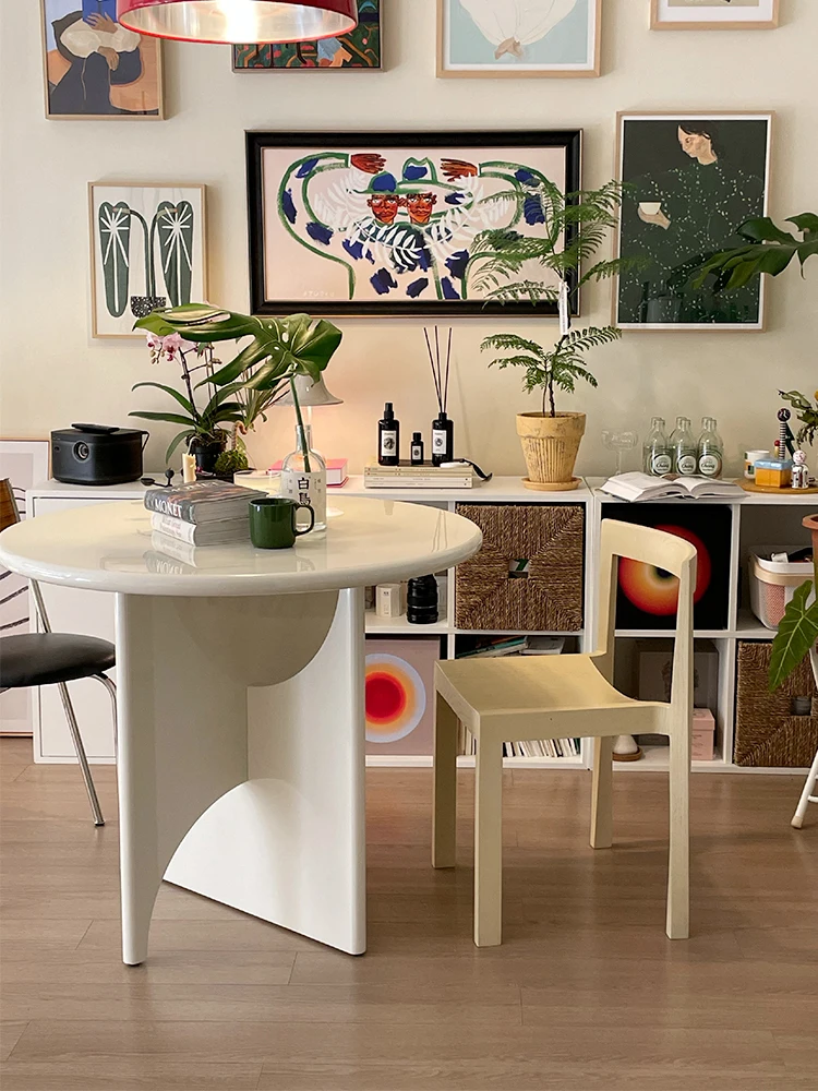 Chaise de loisirs à dossier simple et simple, lumière Dopamine, luxe