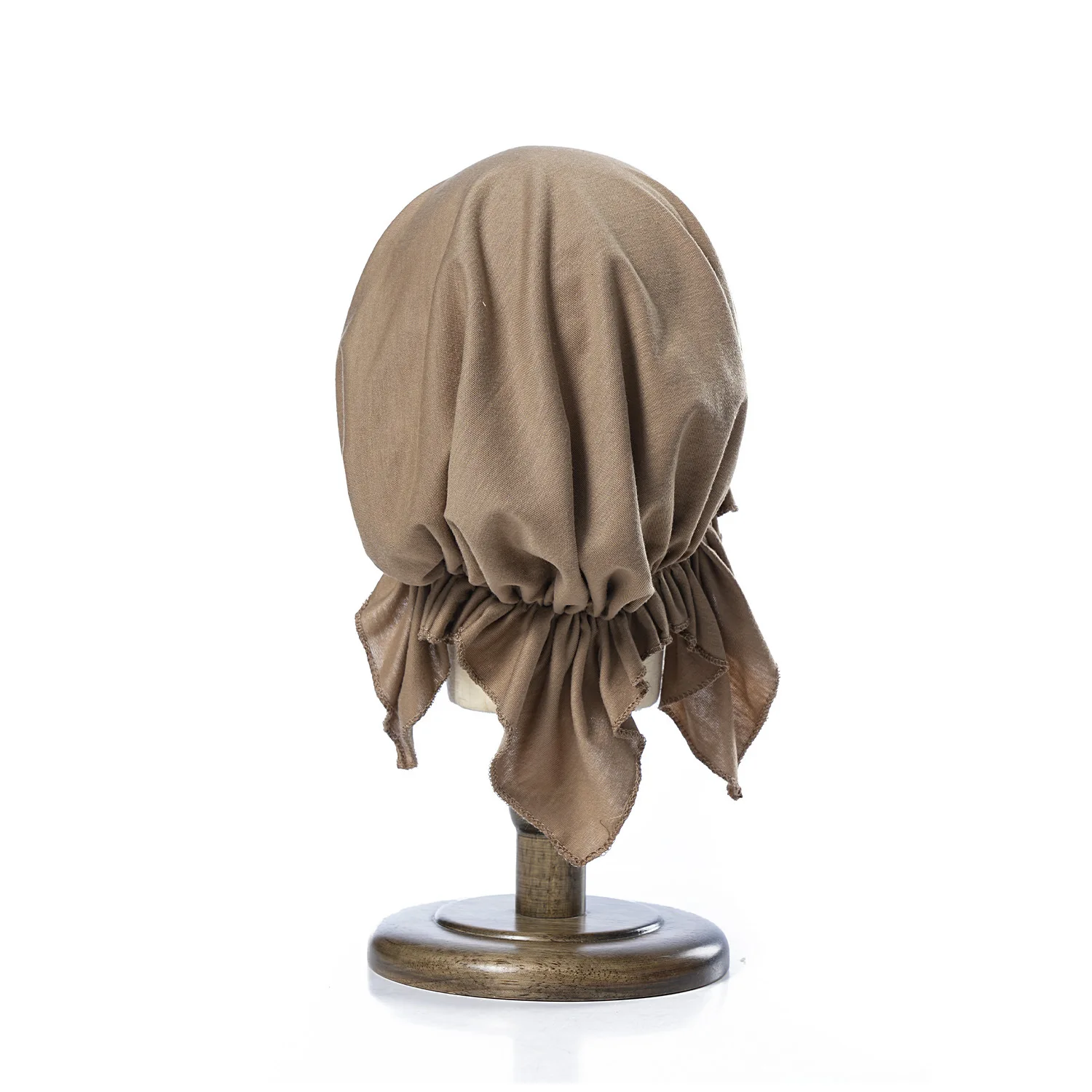 Neue muslimische Bambus vorgebundenes Kopftuch Turban Frauen Indien Kopfwickel Hüte Kopfbedeckung Krebs Bandanas Haarschmuck Kopfbedeckung – Detail 5