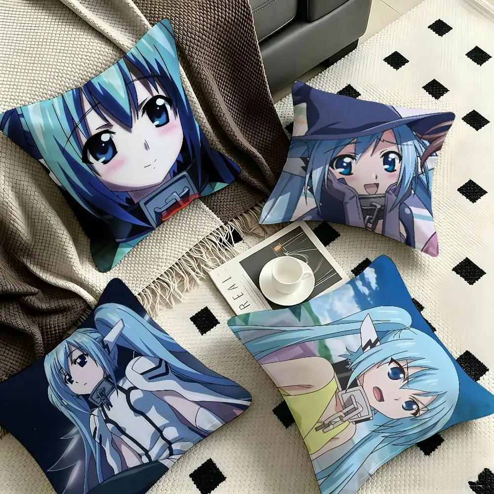 1pc Nymph Heaven's Lost Property Pillow Case Fashion Square Pillowcase Bedroom Sofa Room Ins Decoration Leisure