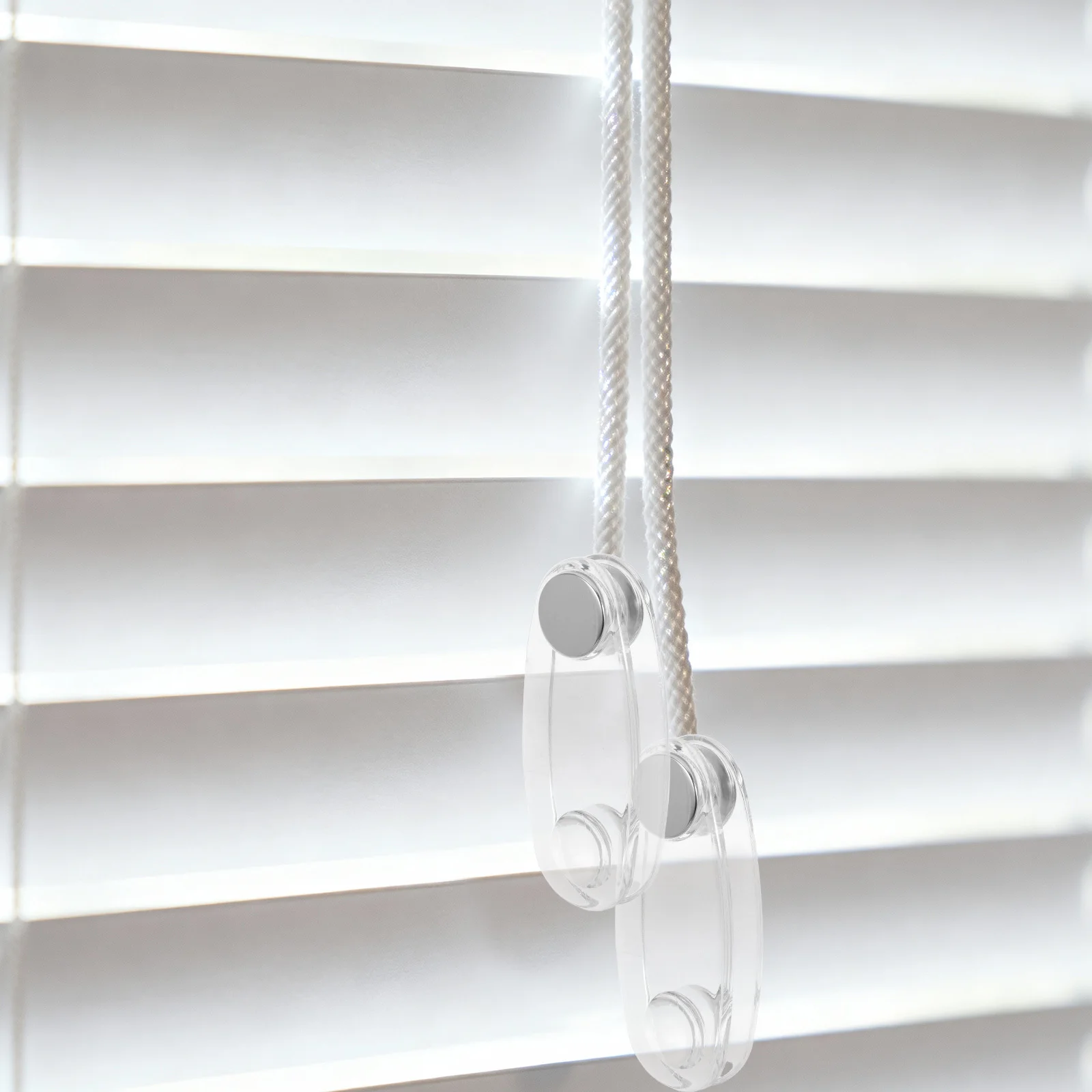 

4Pcs Cord Weight Spare Vertical Blind Acrylic Safety Handle Tensioner Device Roller Blinds Window Shutter Blind Accessories