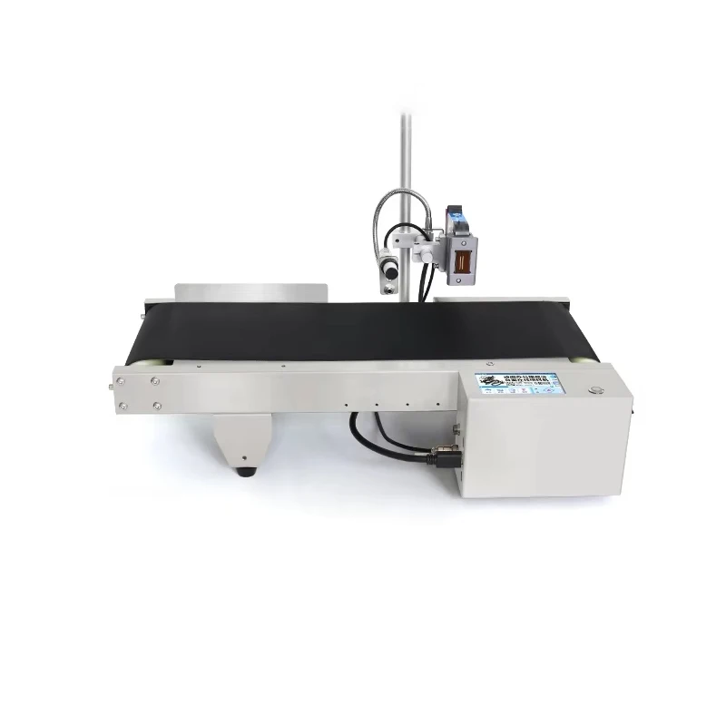 SP130 Mini Desktop Automatic Expiration Date Printer Online Ink Jet Tin Can Plastic Bottle Expiry Date Printing Machine