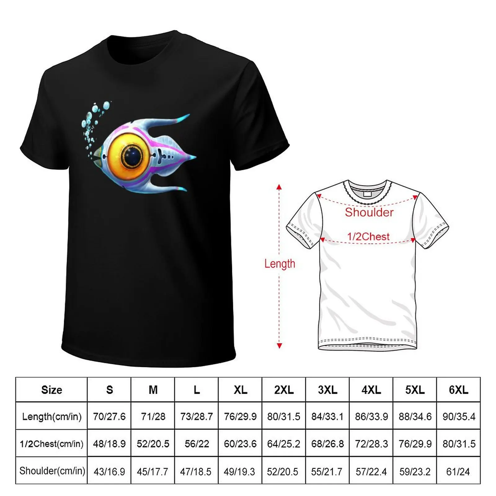 Subnautica Below Zero Peeper T-Shirt Everyday Wear Basic Short Sleeve Top