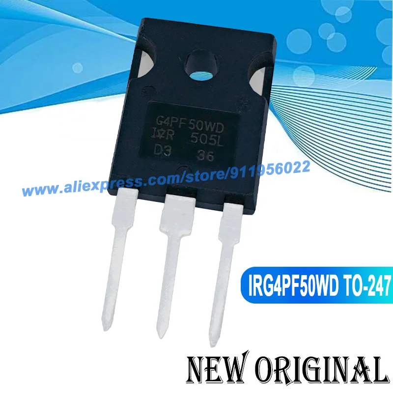 (5 Pieces) G4PF50WD IRG4PF50WD 900V 28A / G8P60N120KD IRG8P60N120KD 1200V 60A / IRGP4063 600V 48A / IRGP4066 600V 75A TO-247