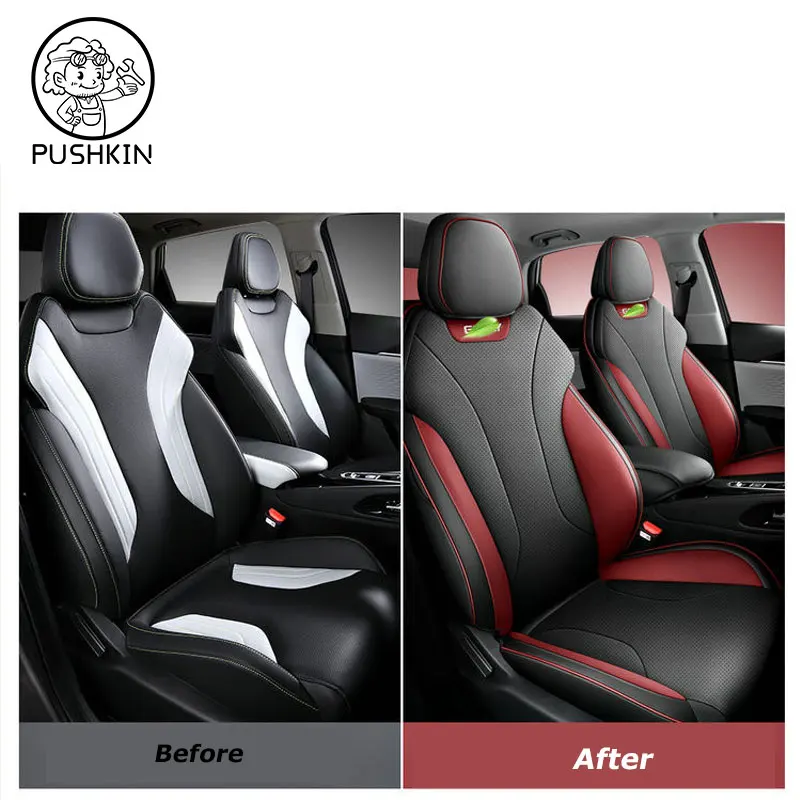 Car Seat Cover Customize Fit For GEELY NEW COOLRAY 2023 2024 2025 Year Full Covered with Front and Rear Full Set Accessories