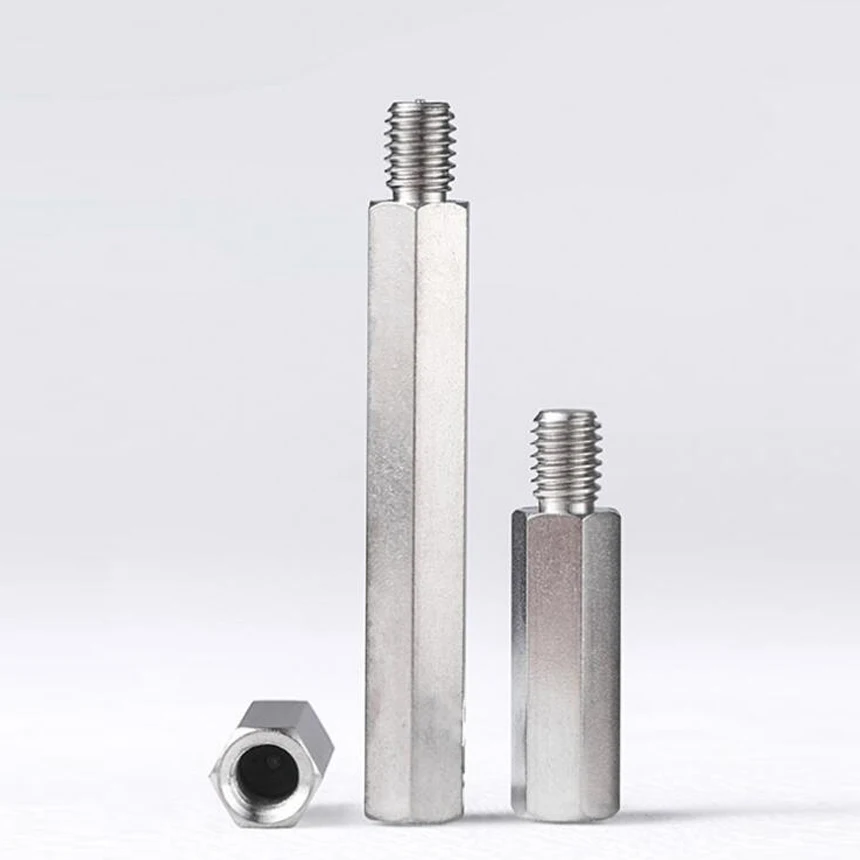 

M2 M2.5 M3 304 Stainless Steel Male To Female Single End Stud Bolt Spacing Screw Column Hex Hexagon Pillar Standoff Spacer