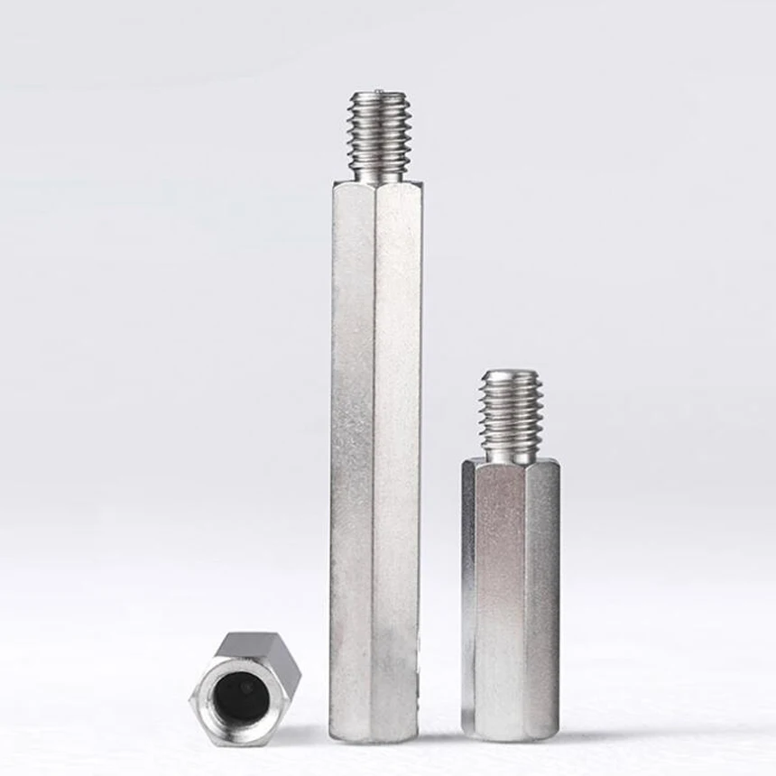 

M4 304 Stainless Steel Male To Female Single End Stud Bolt Spacing Screw Column Hex Hexagon Pillar Standoff Spacer