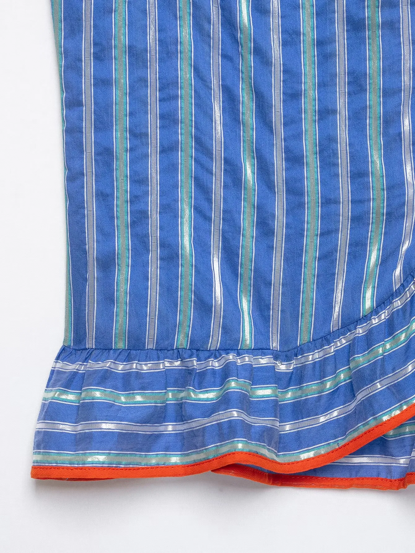 Damen Gestreifte Ärmellose Rüschenbluse mit Stehkragen und Einreihiger Knopfleiste, Neues Street-Casual Damen-Tanktop – Detail 11