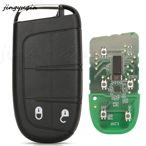 jingyuqin Aftermarket 2/3/4/5 кнопок умный дистанционный брелок 433 МГц 4A M3N 40821302 68250335 AB для Jeep Compass с лезвием SIP22