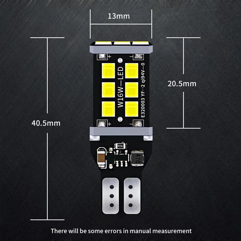 2/10/30PCS Wholesale W16W T15 LED Bulbs Canbus Error Free LED Backup Light For Car Reverse Lamp Super Bright 921 912 W16W 12V