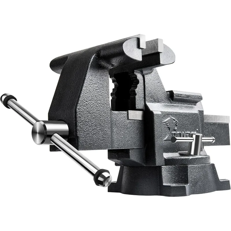 CR60A 6.5-Inch Bench Vise Swivel Base Heavy Duty with Anvil (6 1/2