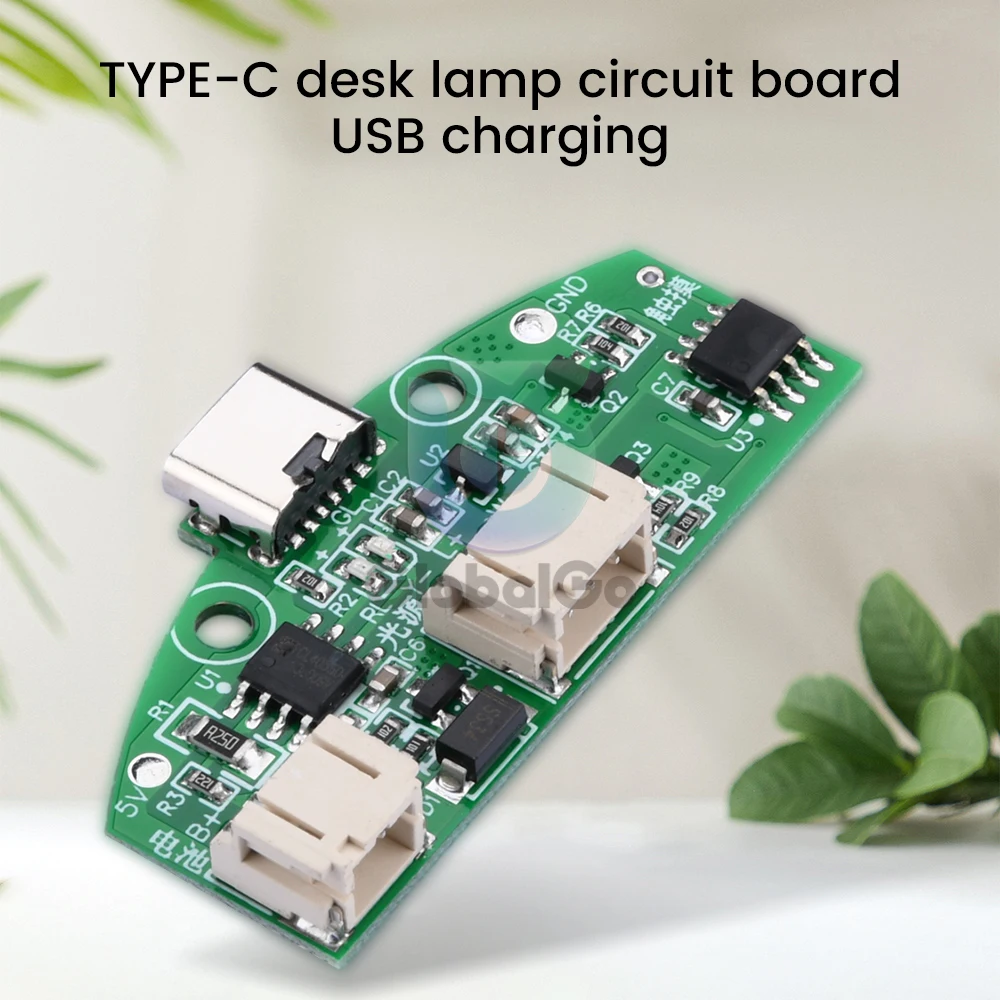 Type-C Table Lamp Circuit Board USB Charging Three Gear Stepless Dimming Led Touch Small Night Lamp Control Module Connector