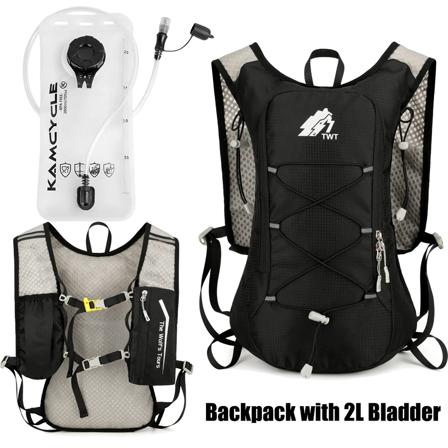 Running Vest with 2L Hydration Bladder | Ultra-Light 5L Hydration Pack | Perfect for Trail Running, Cycling, Hiking & Marathons