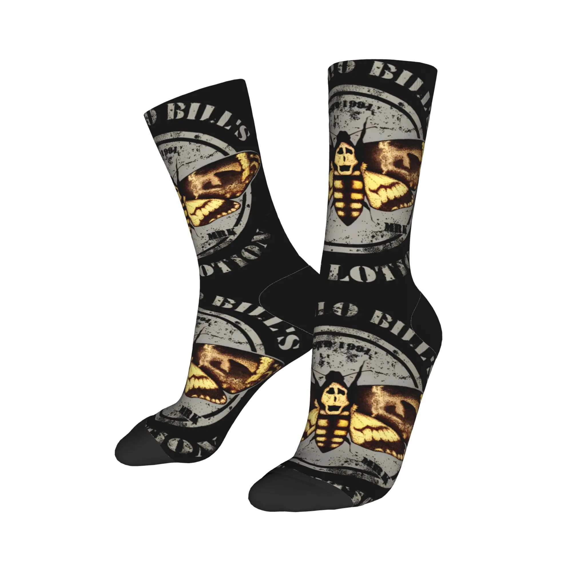 Buffalo Bills Body Lotion Hannibal Socks Men's Women's Funny Socks Crazy Spring Summer Autumn Winter Middle Tube Stockings Gifts