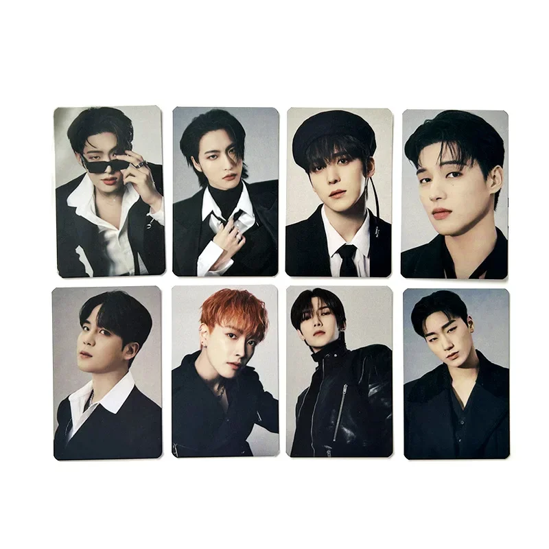 8Pcs/Set Kpop Idol ATEEZ New Album GOLDEN HOUR : Part.1 Photocard Printing LOMO Cards Fans Gifts Card Collection