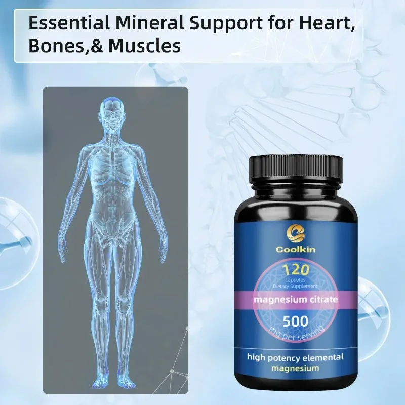 

Цитрат магния - улучшает качество сна, поддерживает здоровье мозга и когнитивные функции, способствует работе нервов и мышц, без ГМО.