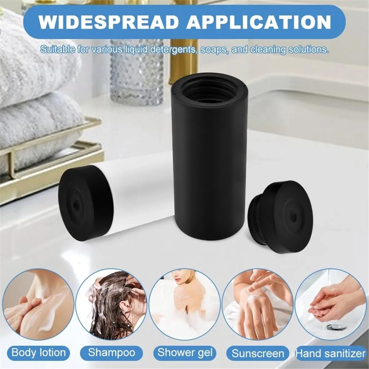 ABNH ABNH 2pcs Silicone Dishwashing Soap Dispenser,Leakproof Dish Detergent Dishwashing Liquid Dispenser for Kitchen and Bathroom - Aliexpress Deal