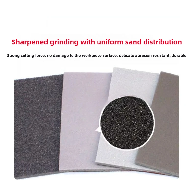 4.5x5.5 بوصة رقيقة جدا الصنفرة البلاستيك قذيفة قالب الرطب/الجاف الرملي ورقة تلميع كتلة الرمل أكسيد الألومنيوم #6