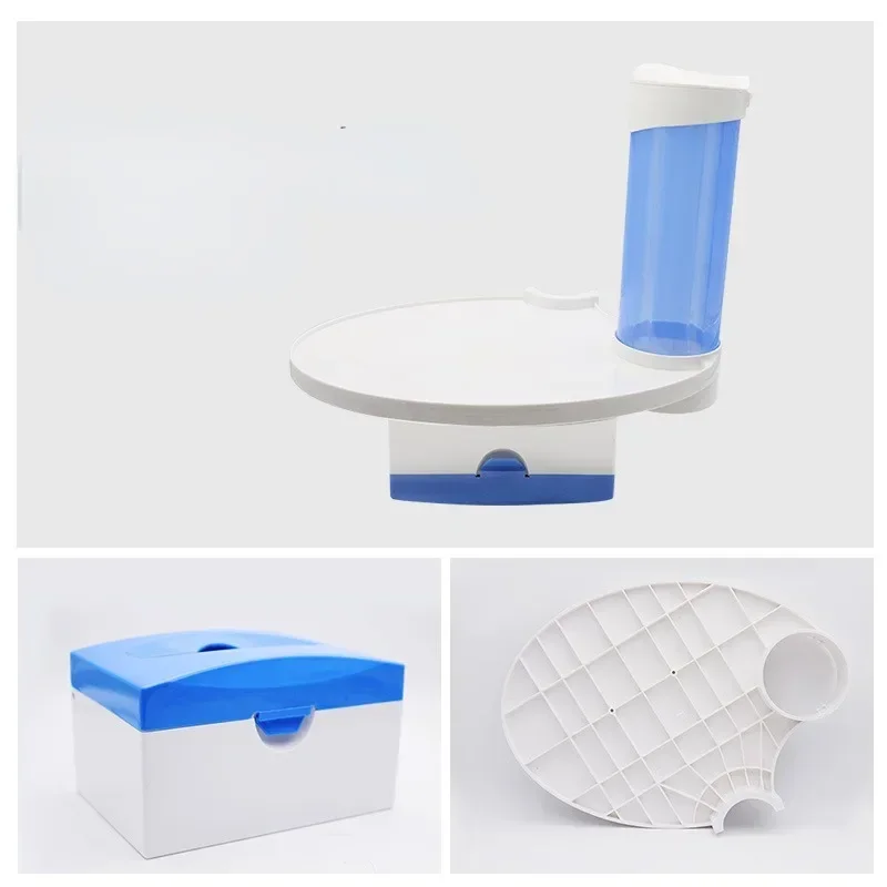 3 in 1 Dental Chair Tissue Box Storage Scaler Tray Cup Holder  Floating Placing Rack Shelf Dentist Oral Parts Clinic Accessorie